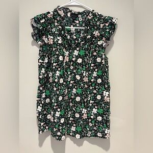 EUC Women's Floral Blouse